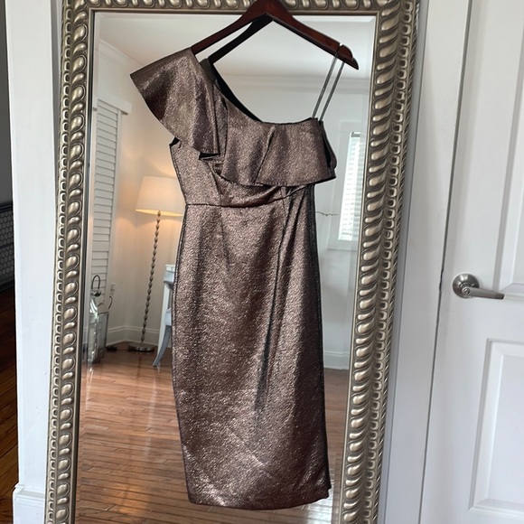 NWT RACHEL ZOE BEYOND CHIC COCKTAIL DRESS✨Gorgeous fabric ✨ - Picture 2 of 4